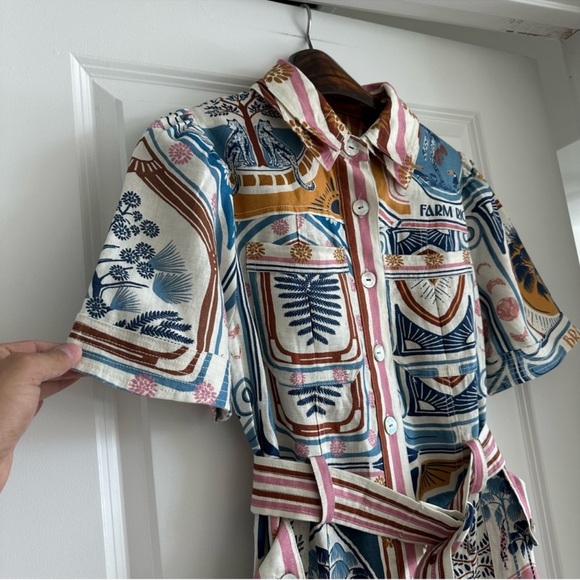 FARM Rio Multicolor Patterned Mini Dress - Picture 2 of 10